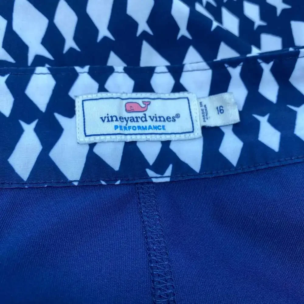 Vineyard Vines Blue Mini Skirt | Women’s Plus 16 Regular